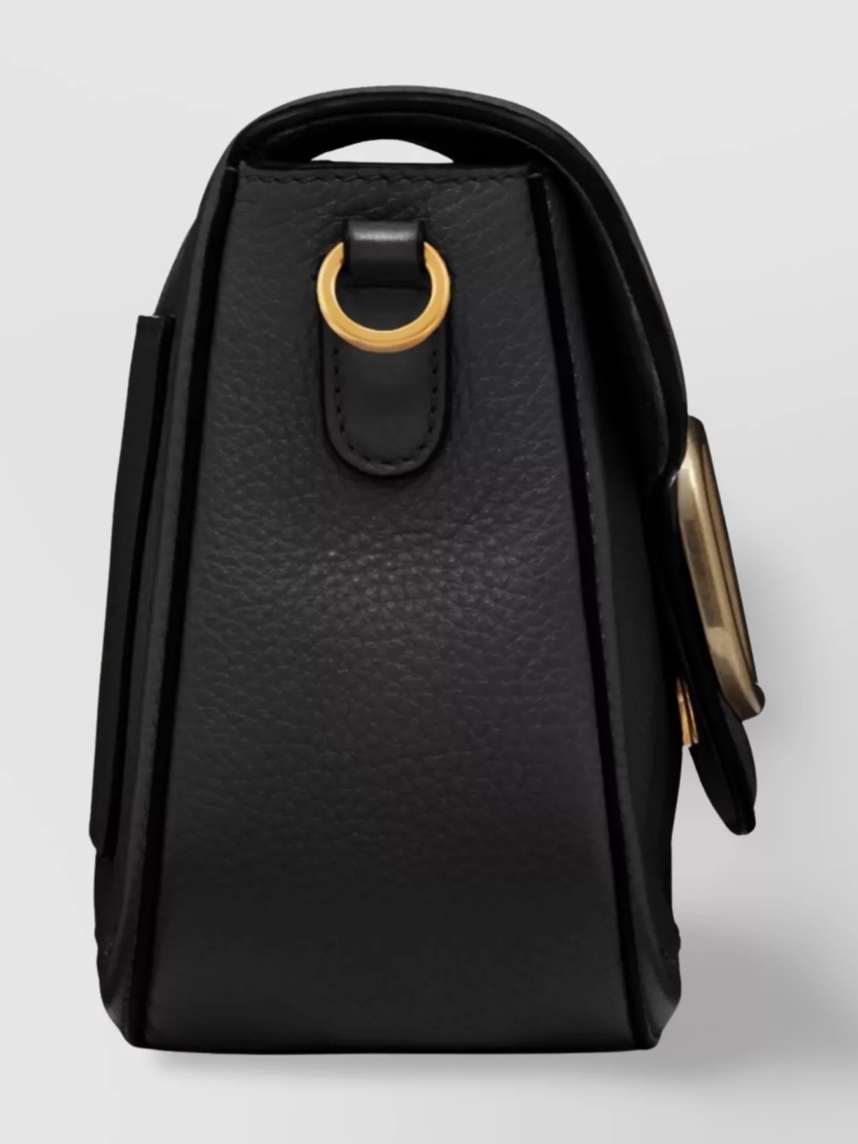 Valentino Garavani Leather Shoulder Bag With Adjustable Strap