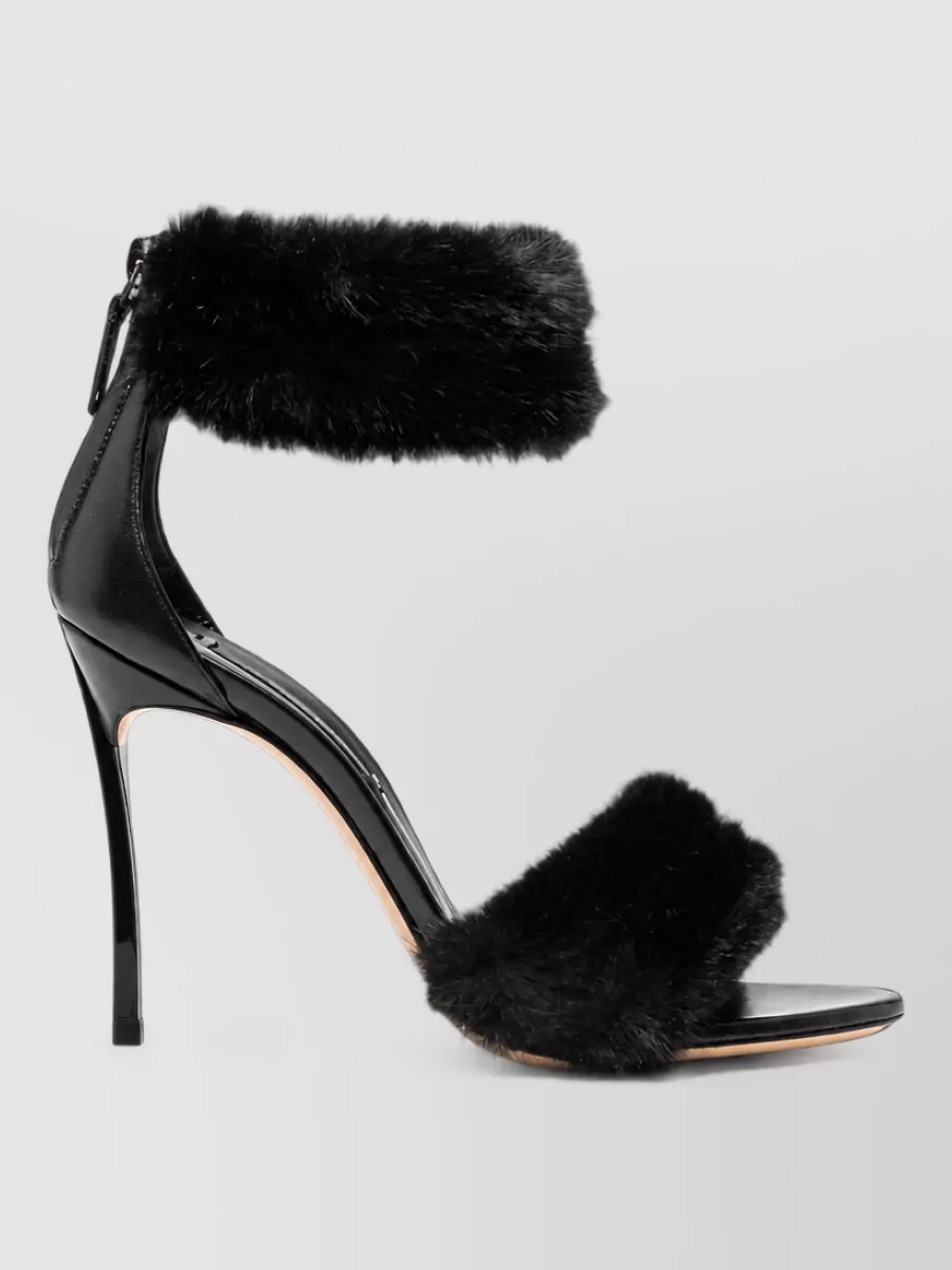 Casadei Leather Platform Sandals