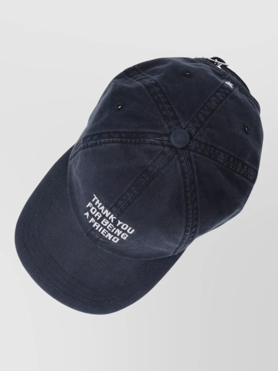 Ami Paris Cotton Logo-Embroidered Baseball Cap