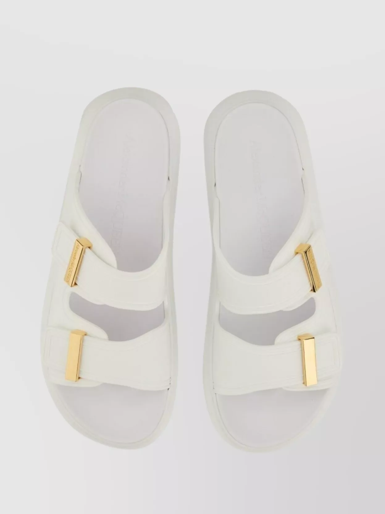 Alexander Mcqueen Double Strap Flat Sole Sandal