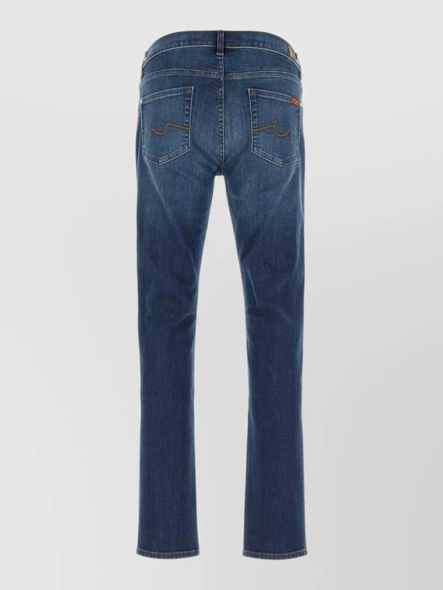 7 For All Mankind Stretch Denim Tapered Jeans