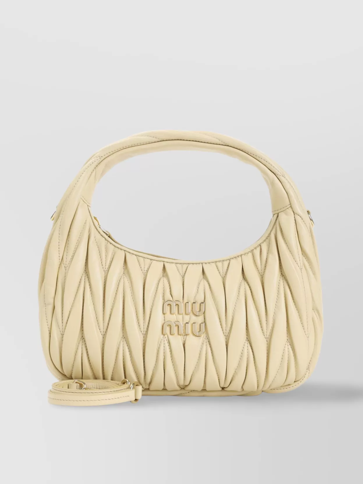 Miu Miu Lamb Leather Quilted Shoulder Bag