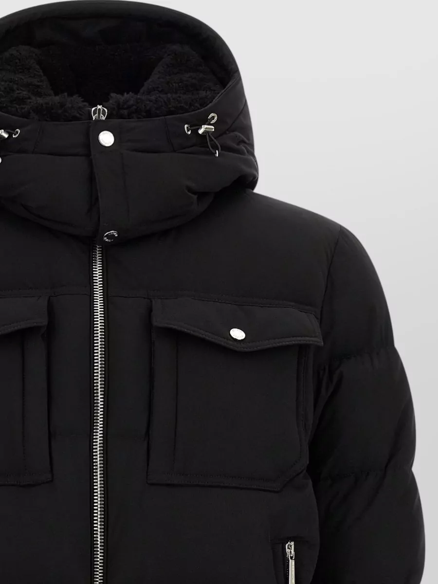 Moorer Wool Cashmere Quilted Down Puffer Jacket