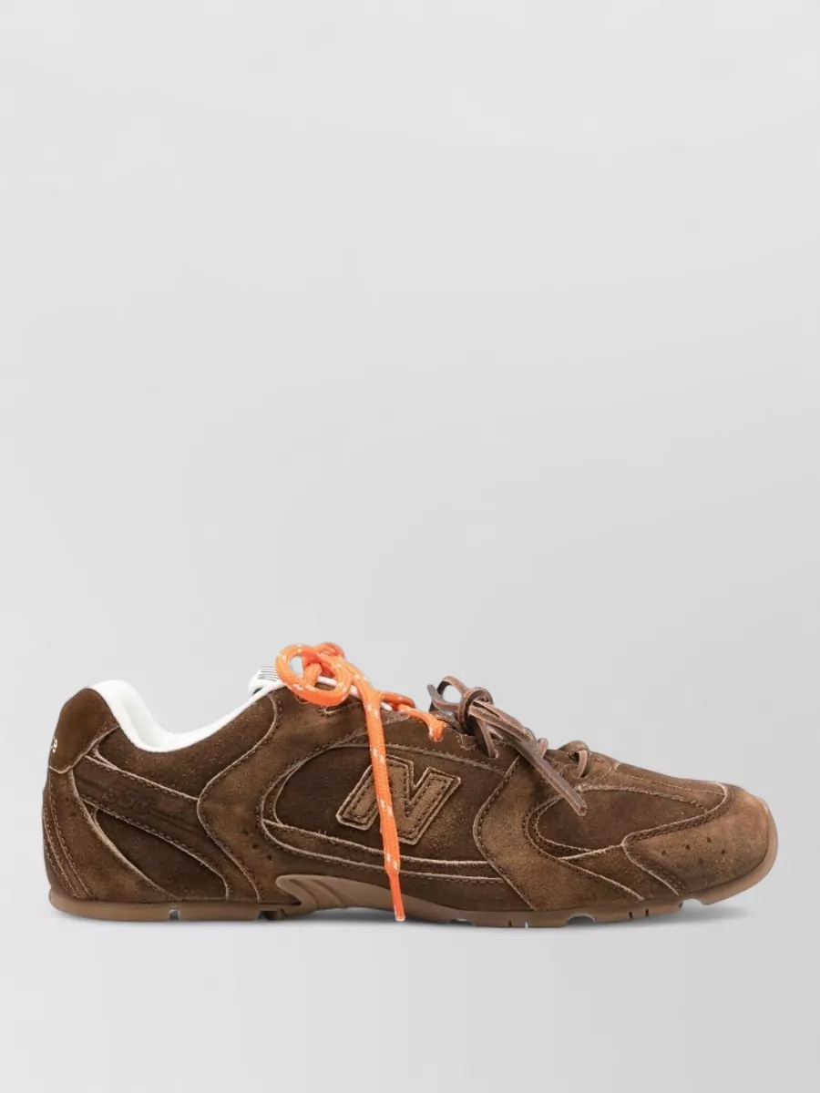 Miu Miu New Balance 530 Suede Sneakers Laces