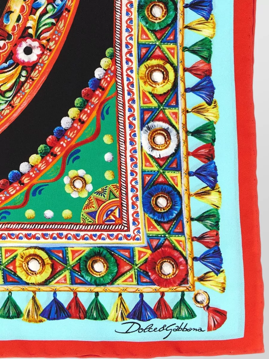 Dolce&Gabbana Silk Printed Scarf