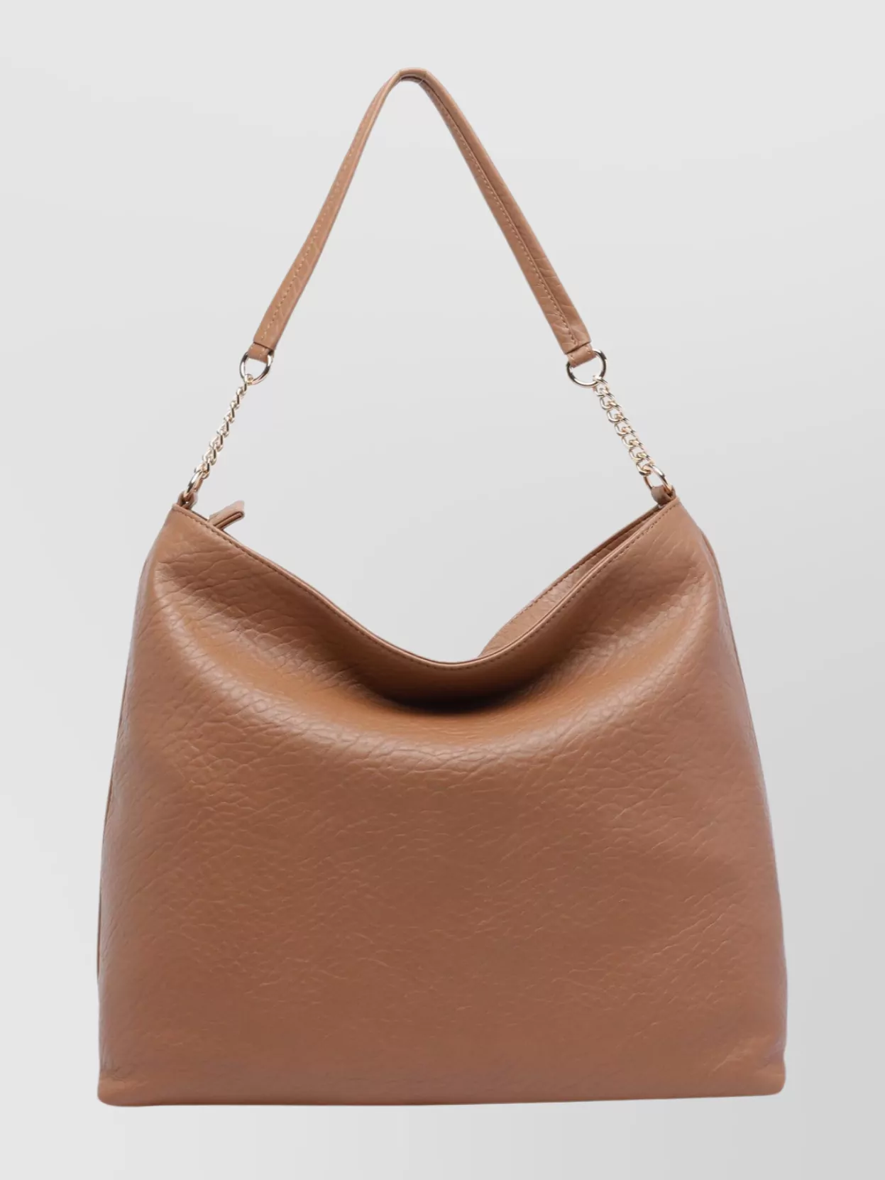 Liu •jo Chain Strap Hobo Shoulder Bag Textured Finish