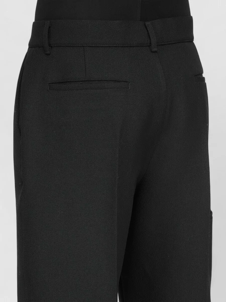 Rick Owens Virgin Wool Knee-Length Tailored Shorts