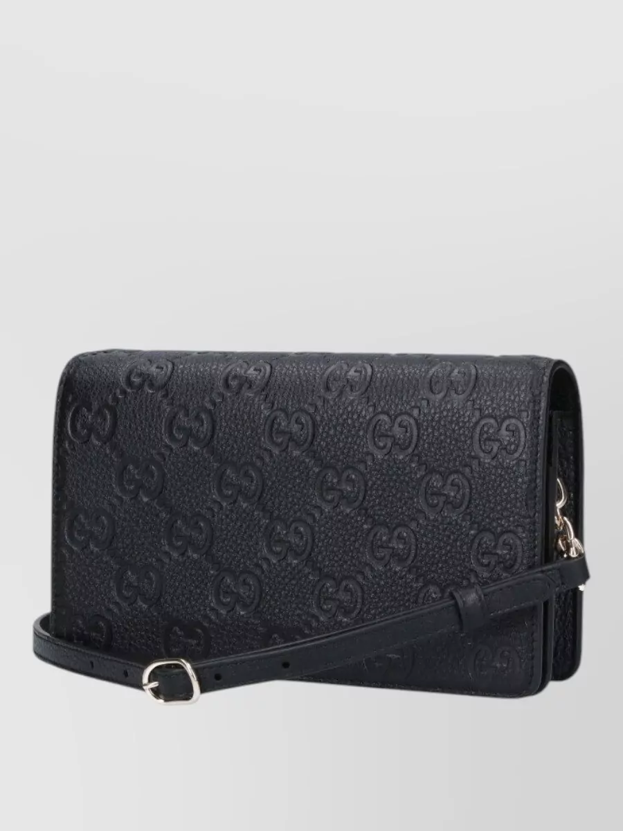Gucci Leather Chain Wallet