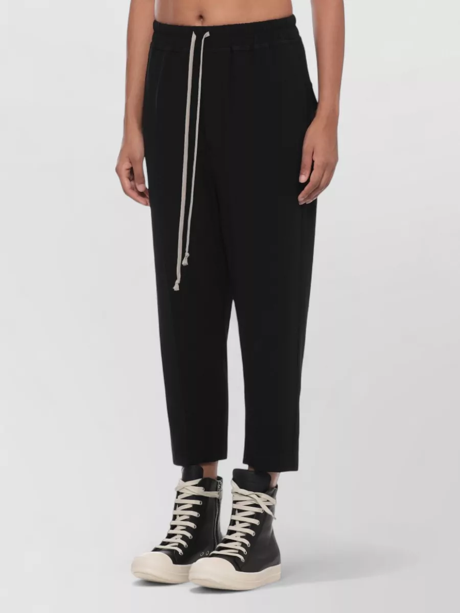 Rick Owens Cropped Straight-Leg Trousers