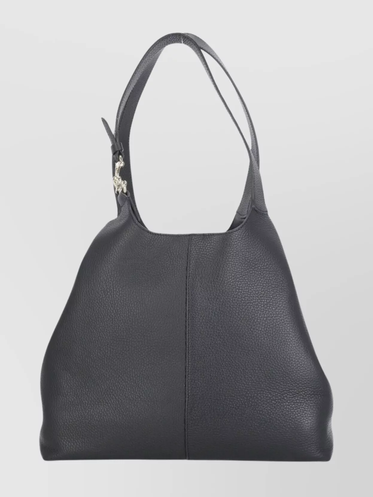 Coccinelle Textured Leather Shoulder Bag Featuring Handles