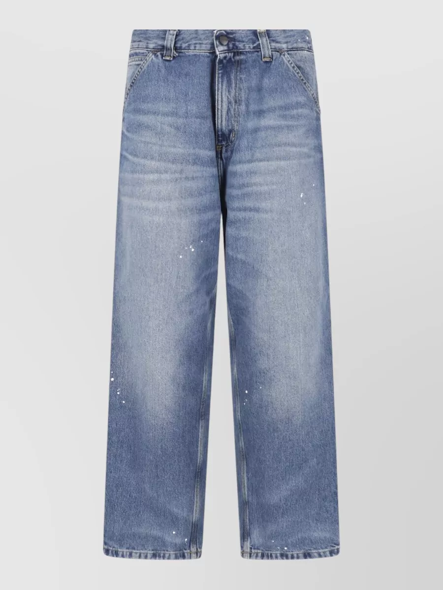 Carhartt Wip denim wide-leg straight-leg pants