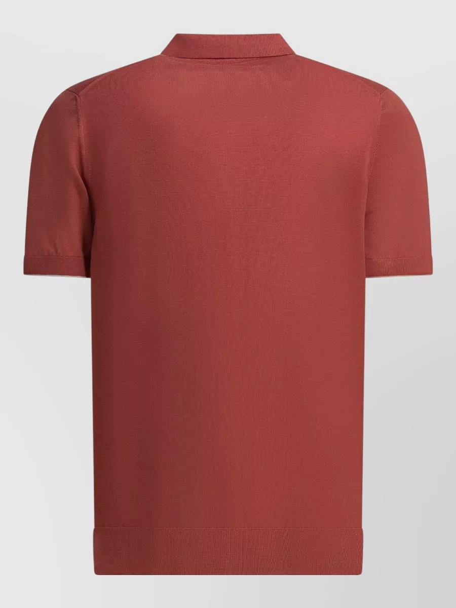 Brunello Cucinelli Cotton Polo Shirt Short Sleeves