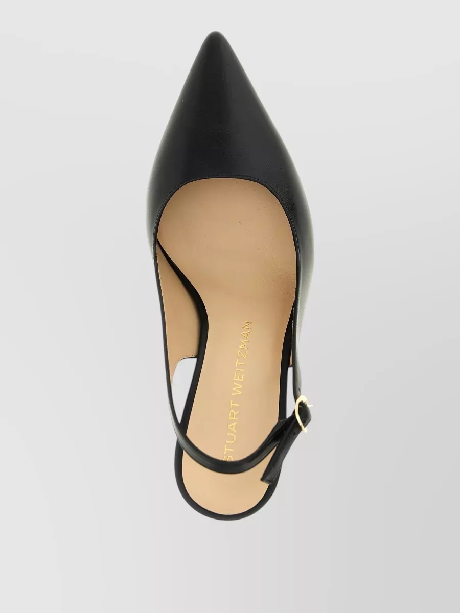 Stuart Weitzman Leather Slingback Pumps