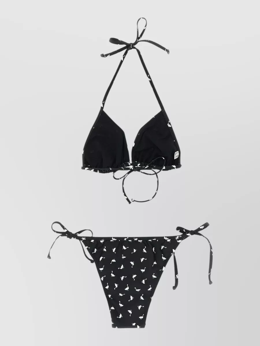 Moschino printed bikini