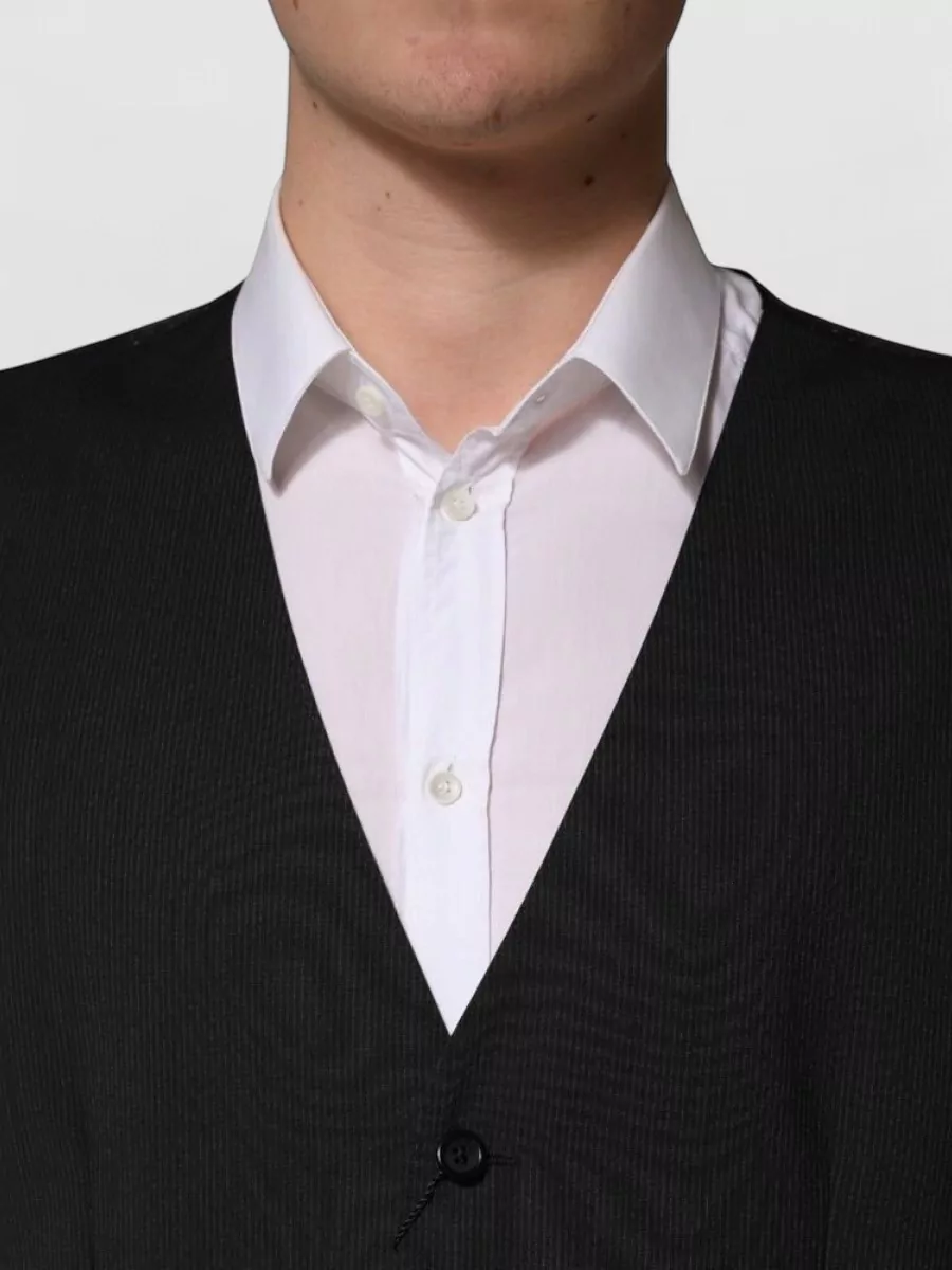 Dolce&Gabbana Virgin Wool Formal Waistcoat
