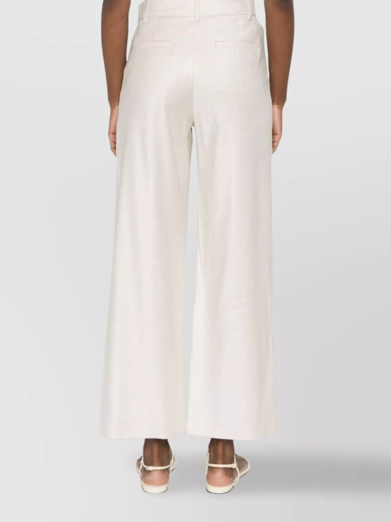 S Max Mara Wide-Leg Trousers With Pockets And Loops