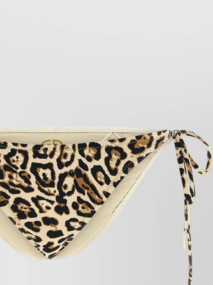 Goldbergh Jaguar-Print Low-Rise High-Leg Bikini Briefs