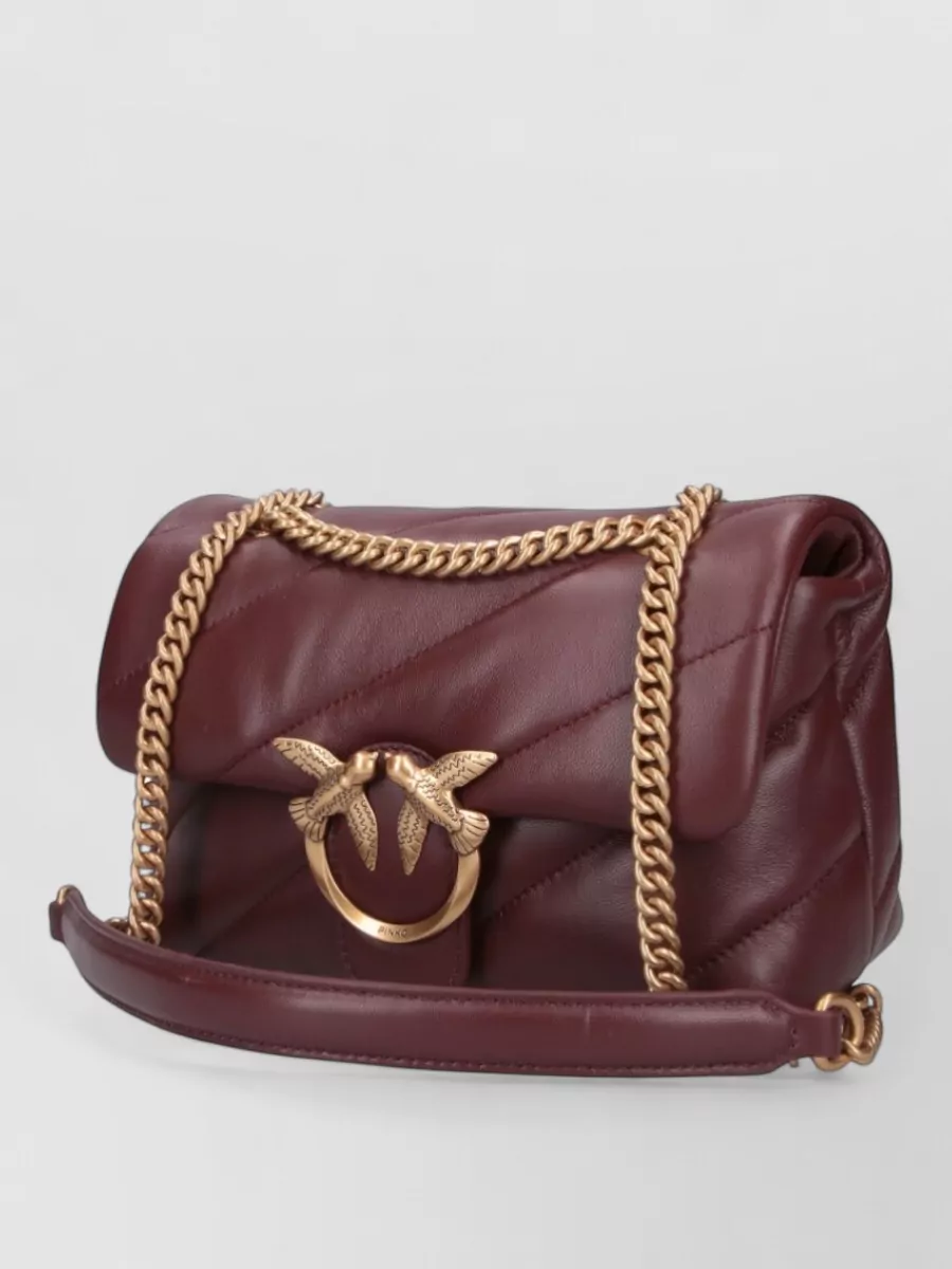 Pinko Love Bag Puff Mini Leather Shoulder Bag