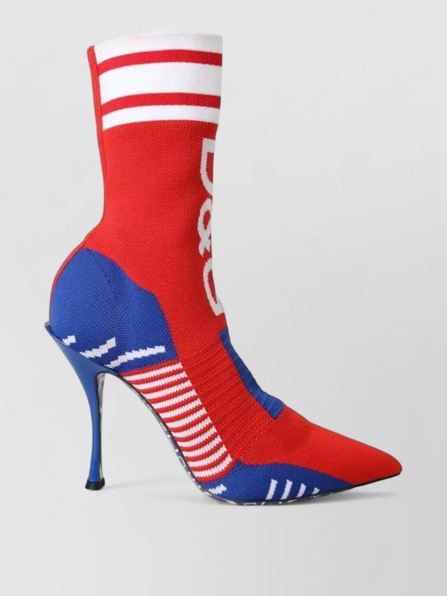 Dolce&Gabbana Stretch Sock Ankle Boots
