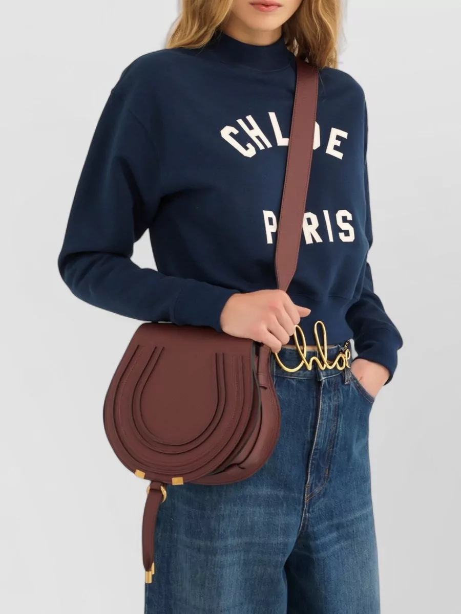 Chloé Marcie Leather Saddle Bag