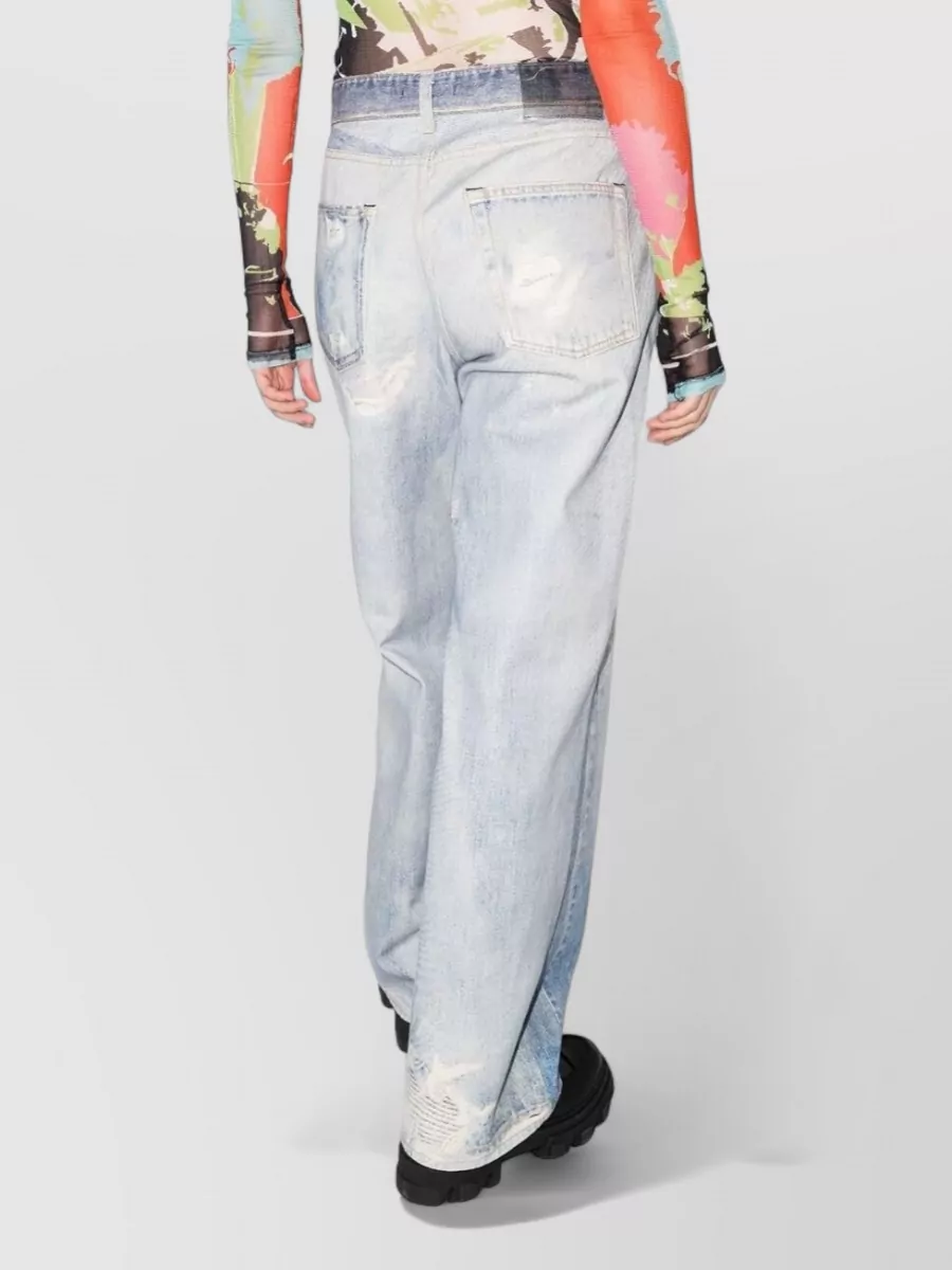 Our Legacy Full Cut Jeans Distressed Faded Five Pocket