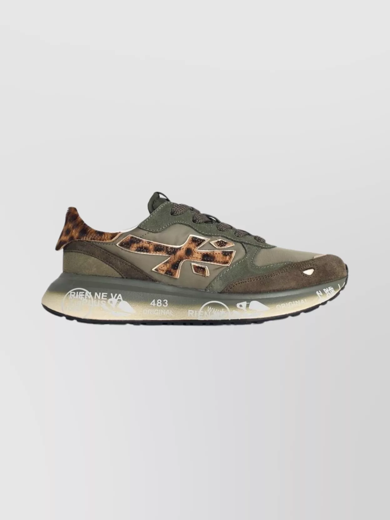 Premiata Lauryn Sneakers Suede And Fabric Design