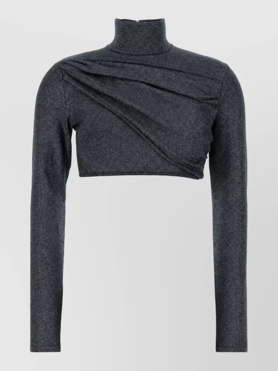 Gucci Metallic knit top
