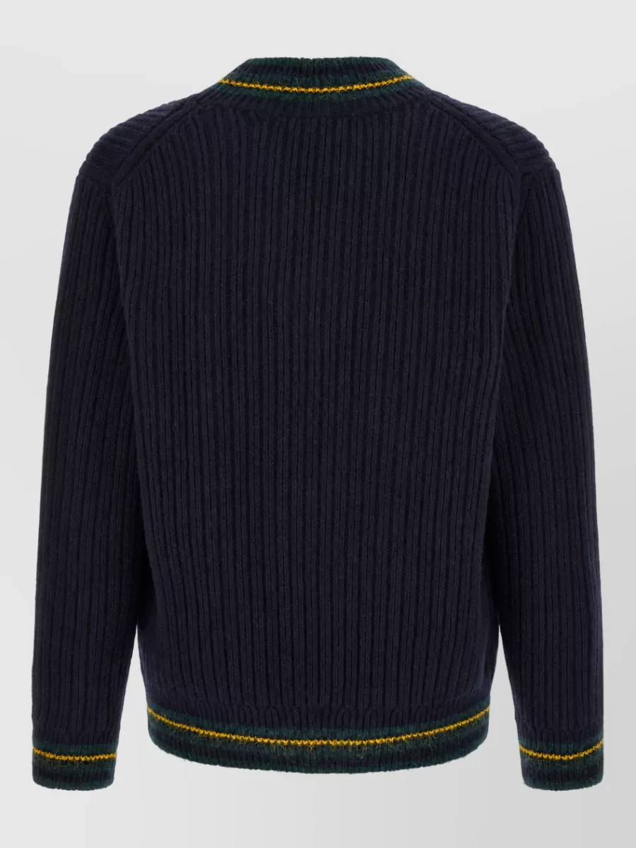 Lacoste Wool V-Neck Sweater