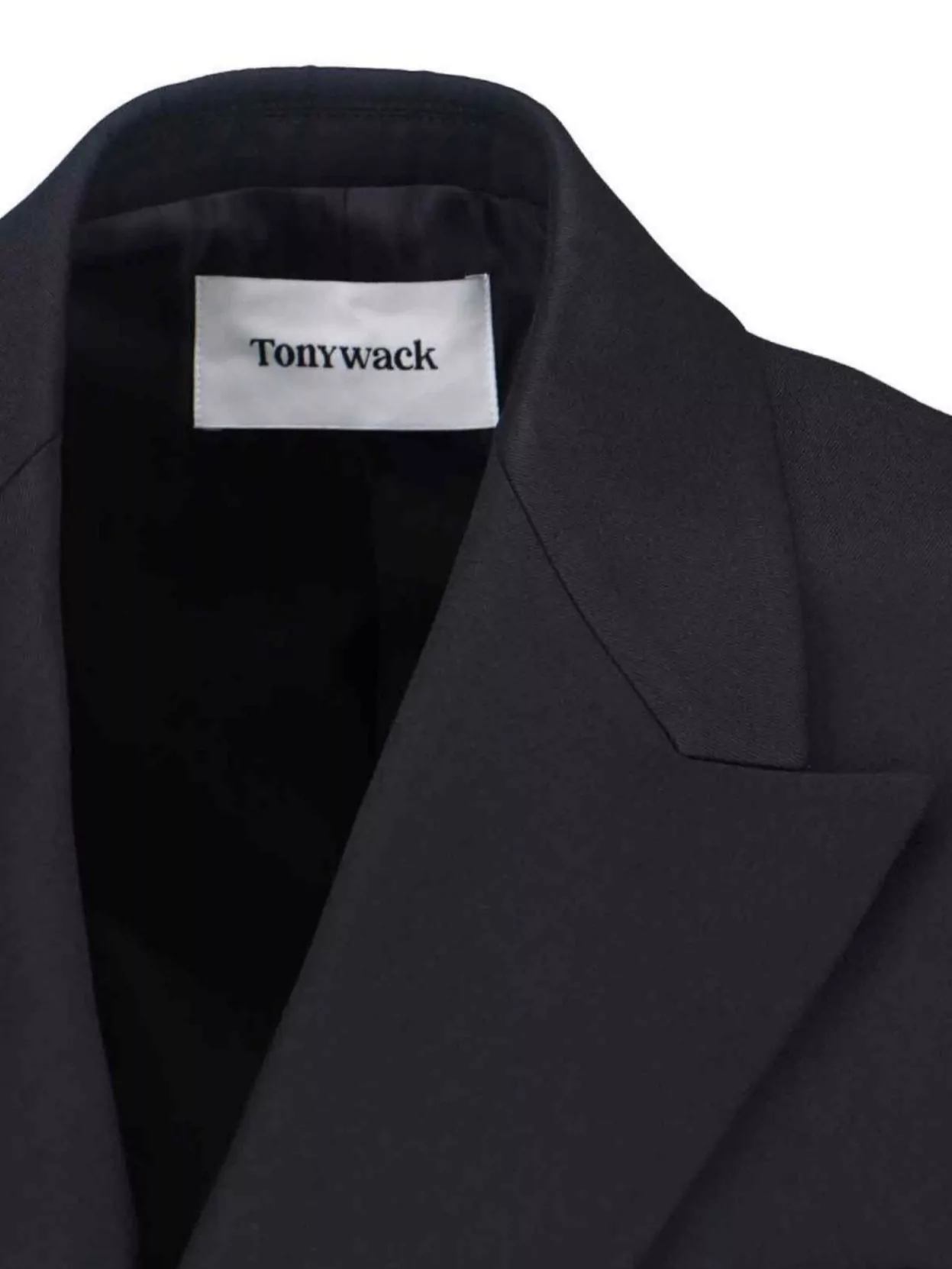 Tonywack Double-Breasted Blazer Featuring Notched Lapels