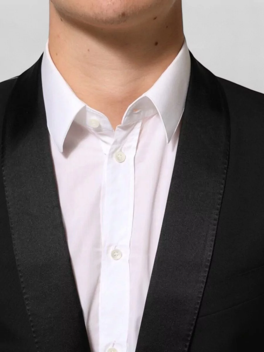 Dolce&Gabbana Silk Blend Single-Breasted Suit Jacket