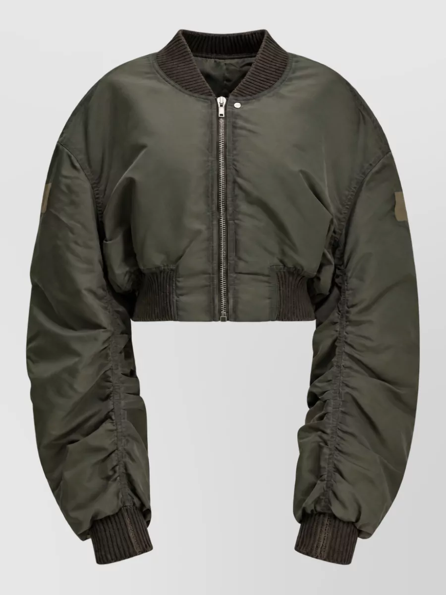 Rick Owens nylon puffer bomber jacket