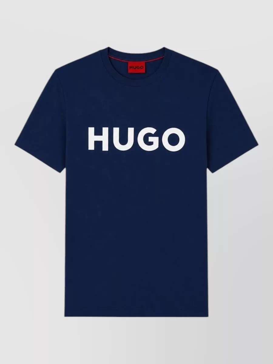Hugo logo cotton t-shirt