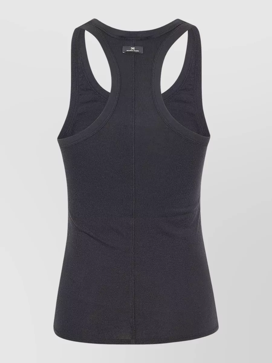 Elisabetta Franchi Slim-Fit Racerback Tank Top