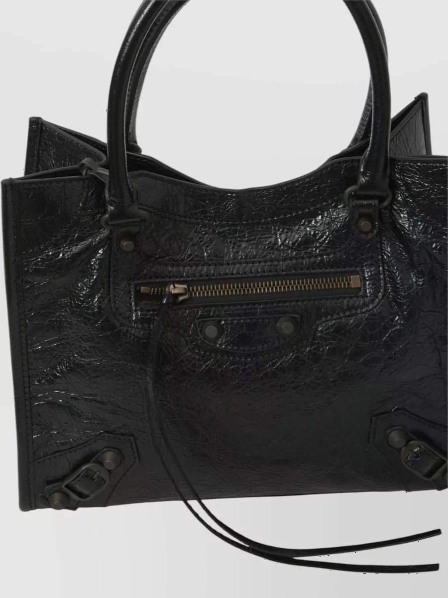 Balenciaga Le City Mini Leather Shoulder Bag