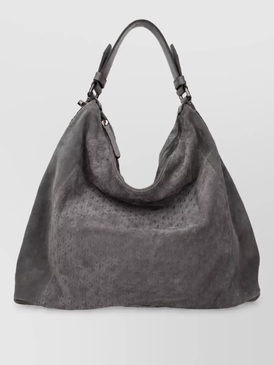 Jimmy Choo Suede Leather Tote Bag