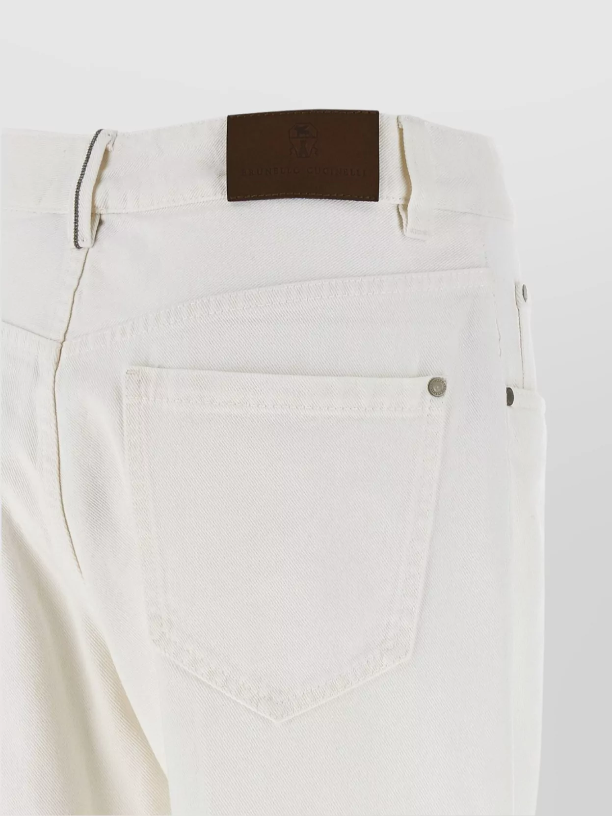 Brunello Cucinelli 'Square Pocket' Jeans With Rivets