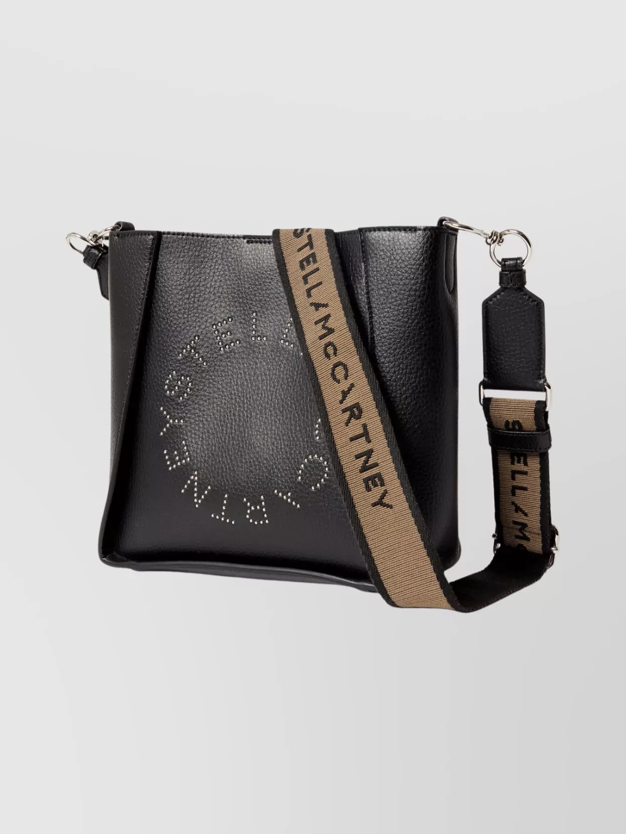 Stella Mccartney Eco Grainy Crossbody Bag Studded Design
