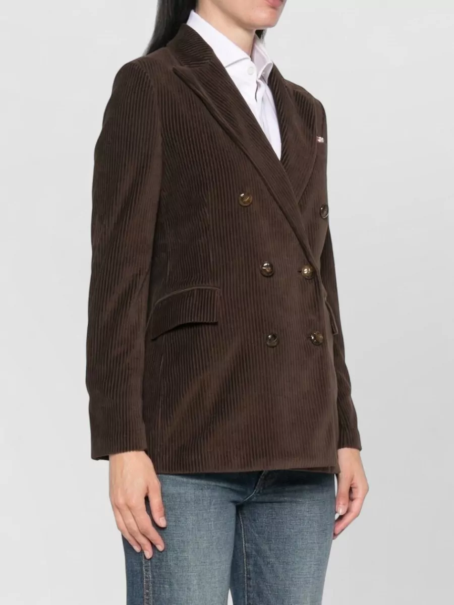 Circolo 1901 Corduroy Double-Breasted Blazer