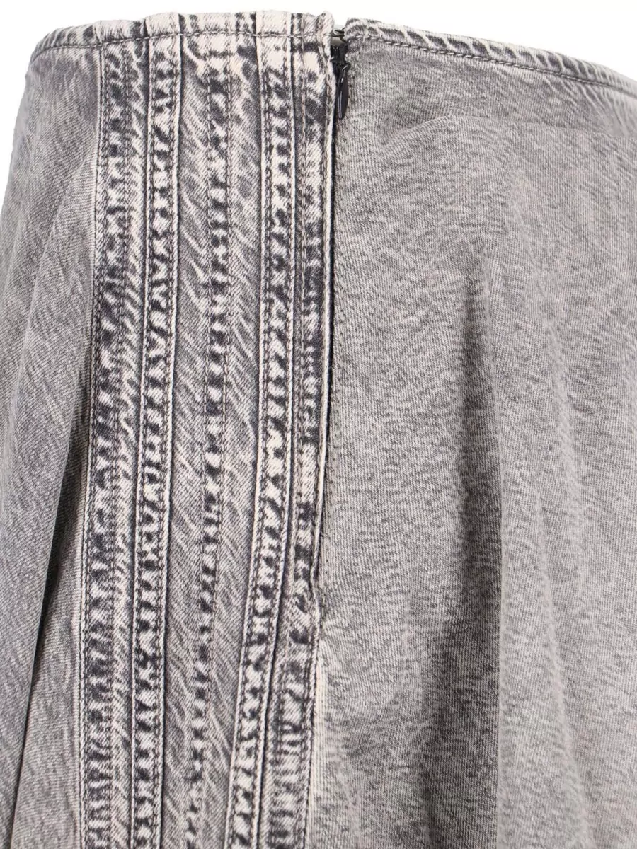 Diesel Pleated Midi Skirt