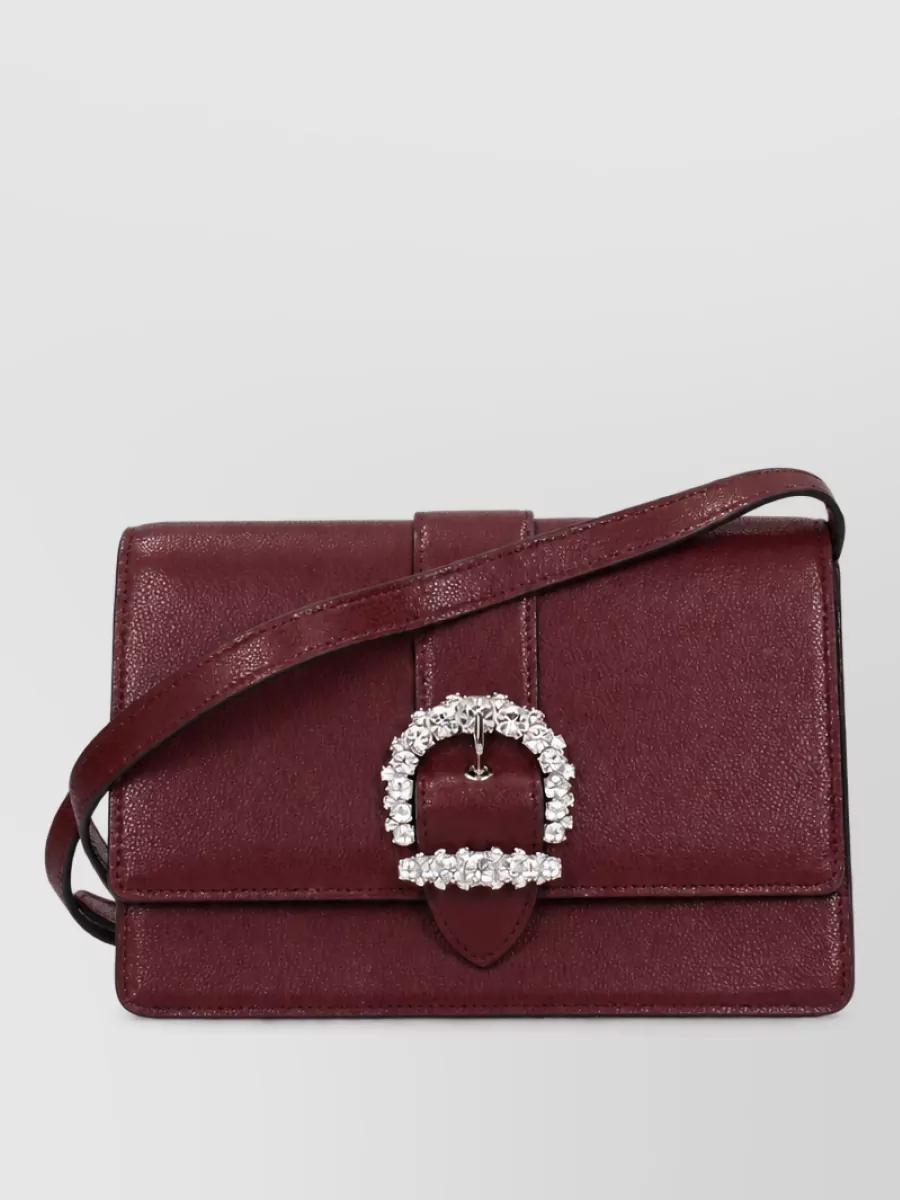 Jimmy Choo candy leather clutch bag