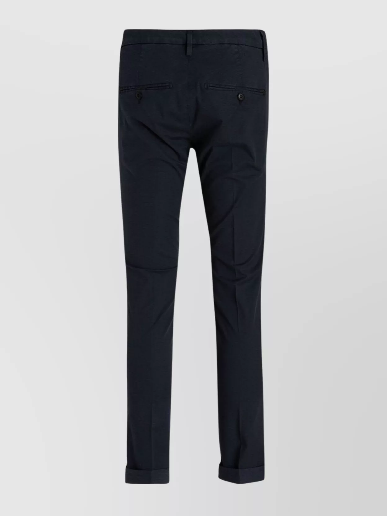 Dondup Cuffed Hem Cotton Chino Trousers