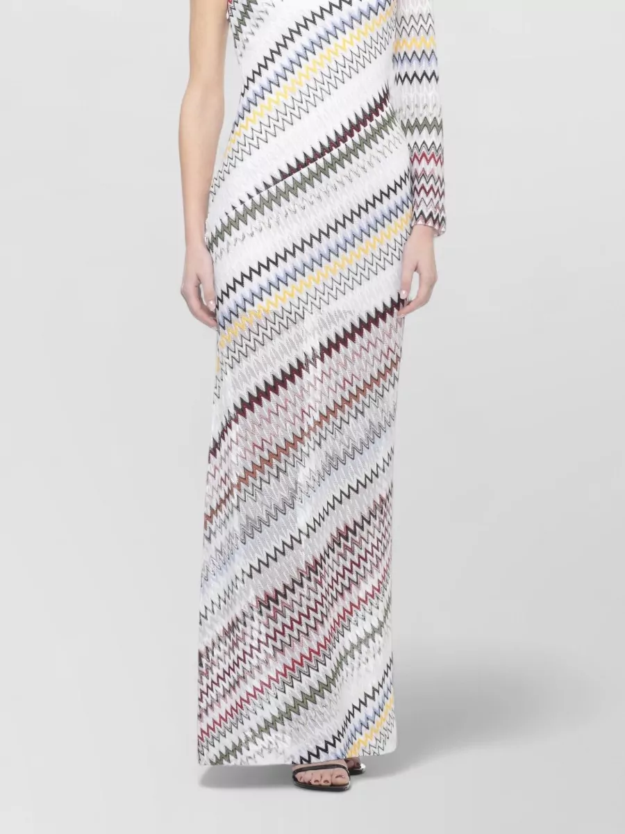 Missoni Printed One-Sleeve Maxi Dress