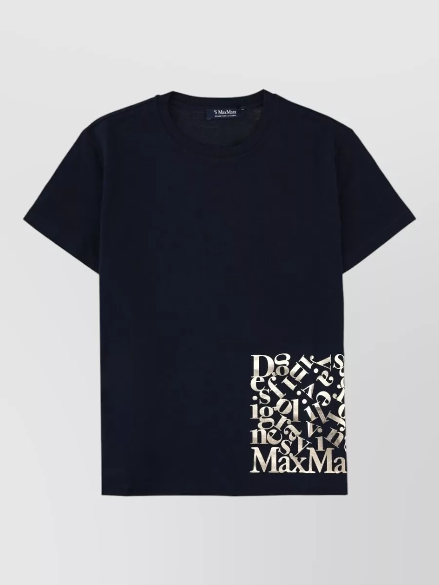 S Max Mara logo cotton t-shirt