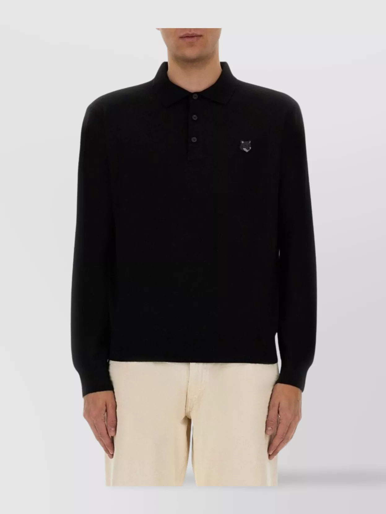 Maison Kitsuné Fox Head Polo Shirt