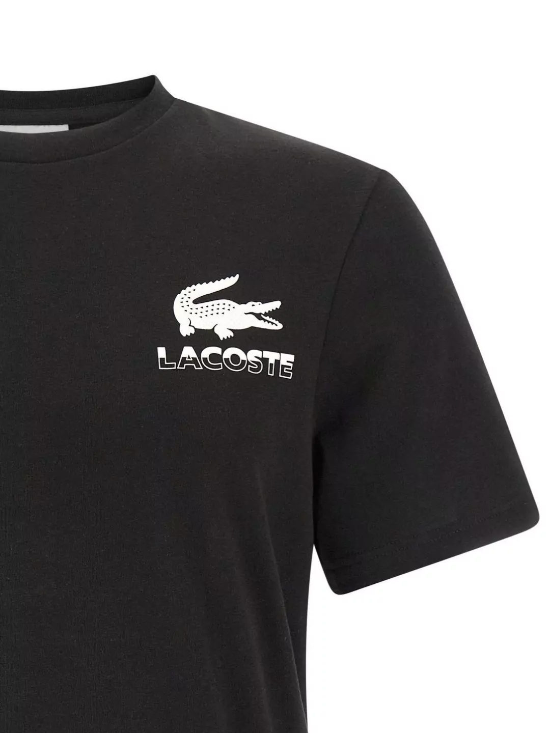 Lacoste Graphic Print Crew Neck Short Sleeve T-Shirt