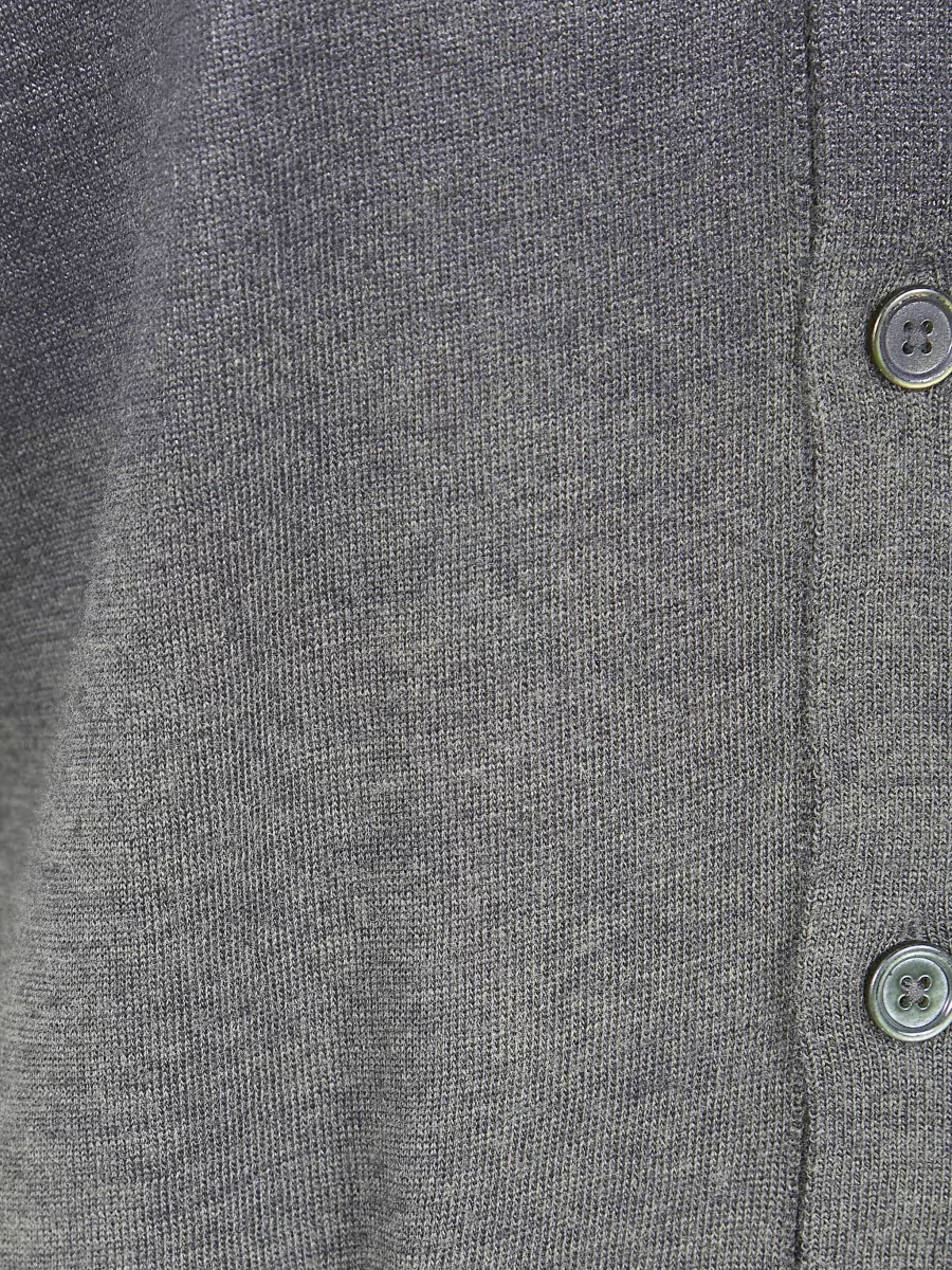Maison Margiela V Neck Cardigan Front Pockets Shimmer
