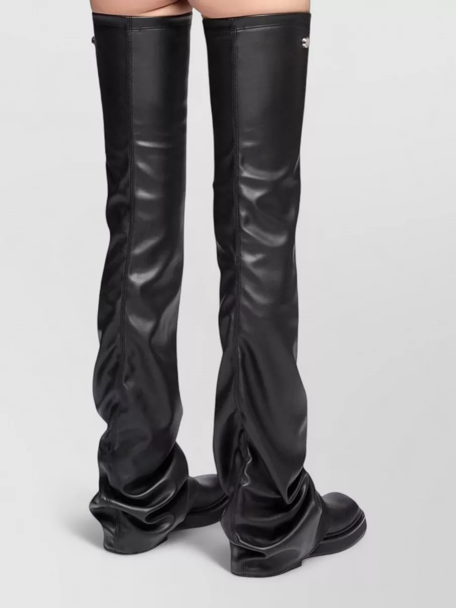 The Attico Faux Leather Over-The-Knee Boots