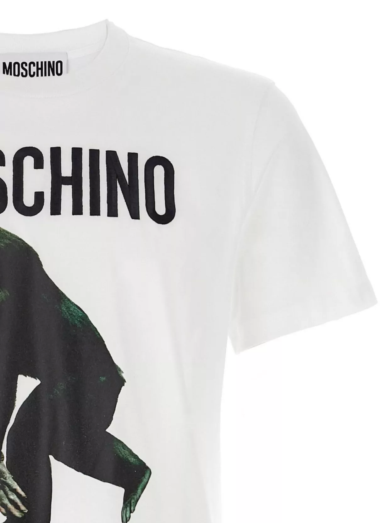 Moschino Embroidered Logo Crew Neck T-Shirt