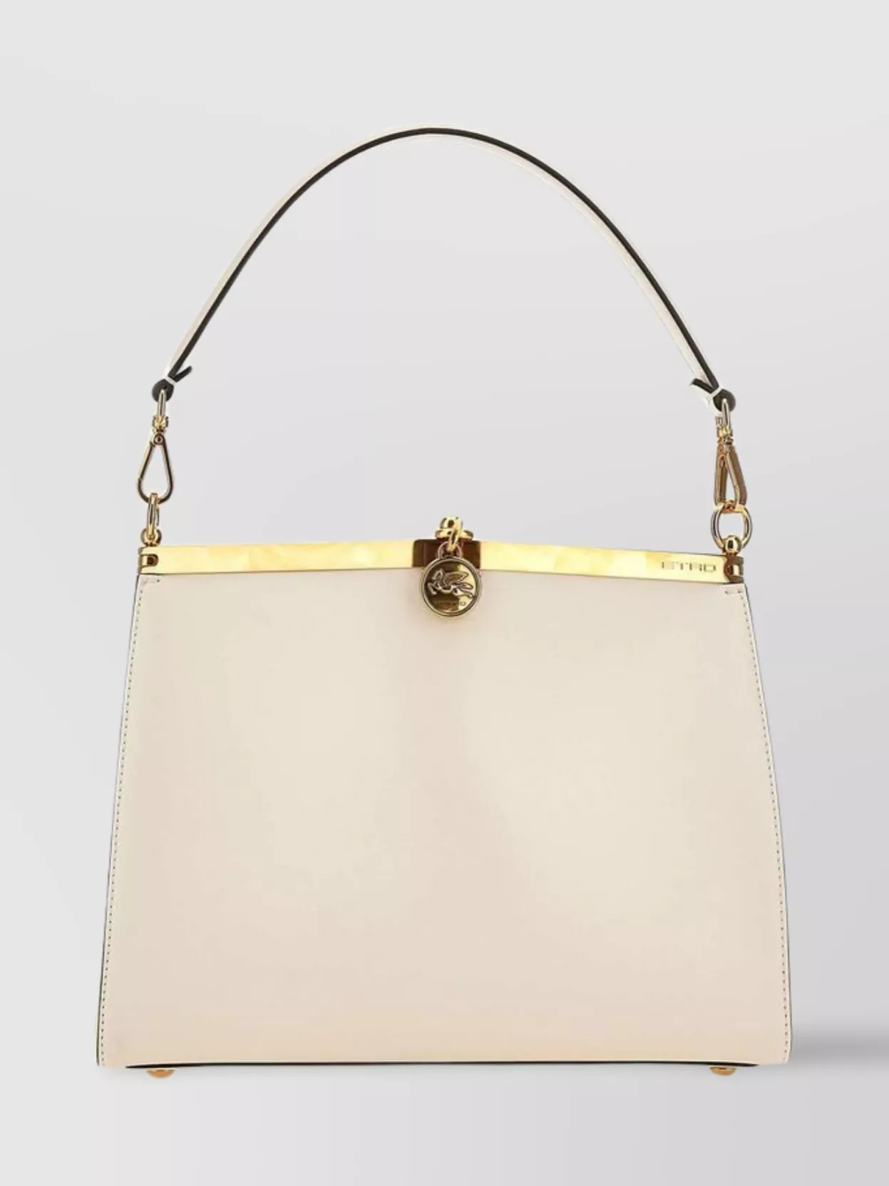 Etro Calfskin Shoulder Bag With Removable Handle And Strap