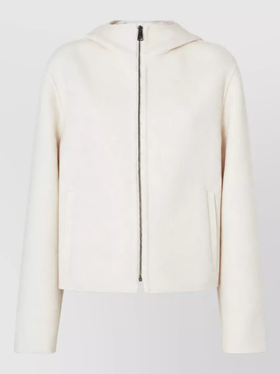 Fendi Oversized wool hooded coat